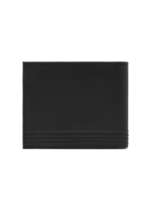 TH BUSINESS Portafoglio pelle flap e portamonete black - Portafogli Uomo
