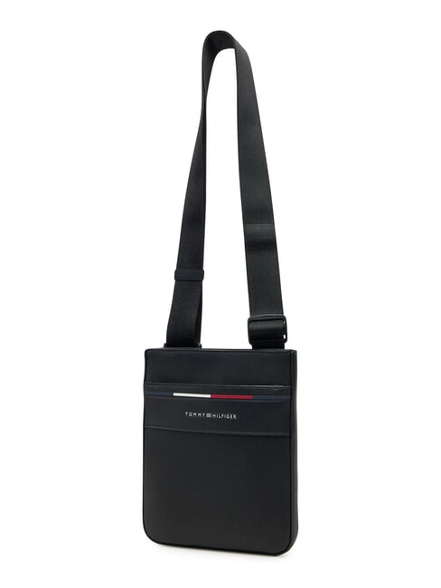 TH FOUNDATION Borsello piccolo piatto in nylon black - Tracolle Uomo