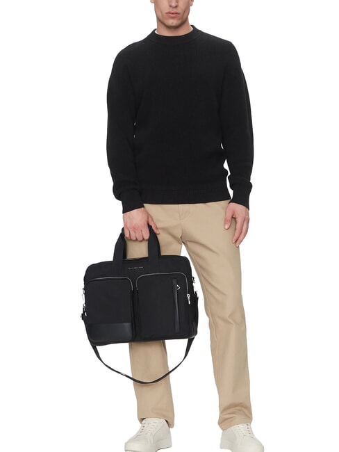 TH Cartella sottile porta pc 14" black - Cartelle Lavoro