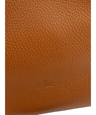 LESAC ALICE Borsa a mano in pelle con tracolla cuoio scuro - Borse Donna - 6