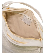 LESAC TRIO Zaino sacca in pelle stampa struzzo bianco struzzo - Borse Donna - 8