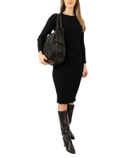 LESAC TRIO Zaino sacca in pelle damascata nero damascato - Borse Donna - 4