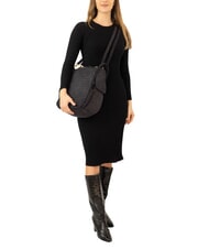 LESAC TRIO Zaino sacca in pelle stampa cocco blu cocco - Borse Donna - 5