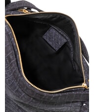 LESAC TRIO Zaino sacca in pelle stampa cocco blu cocco - Borse Donna - 8