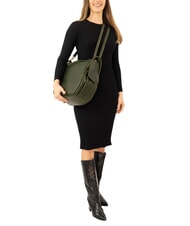 LESAC TRIO Zaino sacca in pelle nappa verde - Borse Donna - 5