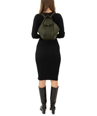 LESAC TRIO Zaino sacca in pelle nappa verde - Borse Donna - 6