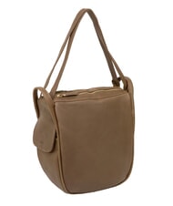 LESAC TRIO Zaino sacca in pelle nappa tortora - Borse Donna - 3