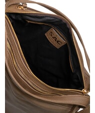 LESAC TRIO Zaino sacca in pelle nappa tortora - Borse Donna - 8