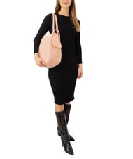 LESAC TRIO Zaino sacca in pelle nappa salmone - Borse Donna - 4