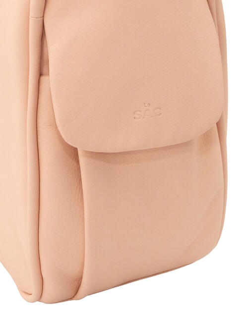 TRIO Zaino sacca in pelle nappa salmone - Borse Donna