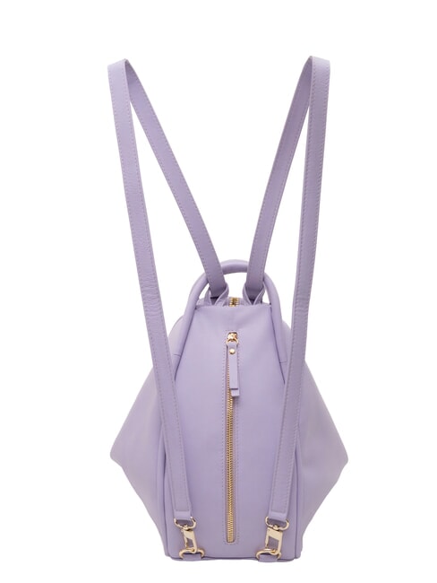TRIO Zaino sacca in pelle nappa lavanda - Borse Donna