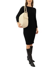 LESAC TRIO Zaino sacca in pelle nappa avorio - Borse Donna - 4