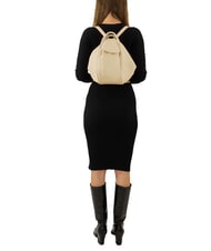 LESAC TRIO Zaino sacca in pelle nappa avorio - Borse Donna - 6