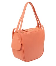 LESAC TRIO Zaino sacca in pelle nappa corallo - Borse Donna - 3