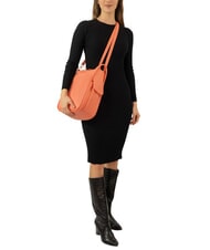 LESAC TRIO Zaino sacca in pelle nappa corallo - Borse Donna - 5