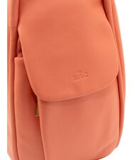 LESAC TRIO Zaino sacca in pelle nappa corallo - Borse Donna - 7