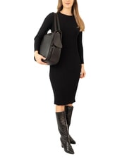 LESAC TRIO Zaino sacca in pelle nappa nero - Borse Donna - 4