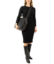 LESAC TRIO Zaino sacca in pelle nappa nero - Borse Donna - 5