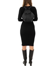 LESAC TRIO Zaino sacca in pelle nappa nero - Borse Donna - 6