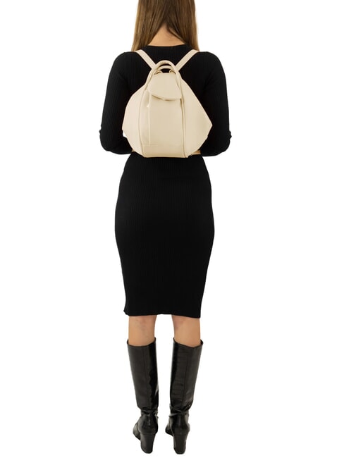 TRIO Zaino sacca in pelle nappa rosa polvere - Borse Donna