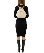 LESAC TRIO Zaino sacca in pelle nappa rosa polvere - Borse Donna - 6