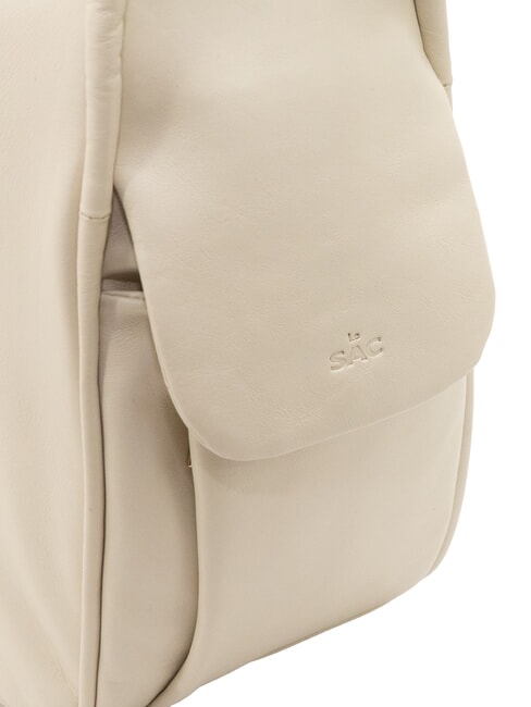 TRIO Zaino sacca in pelle nappa rosa polvere - Borse Donna