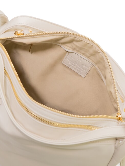 TRIO Zaino sacca in pelle nappa rosa polvere - Borse Donna