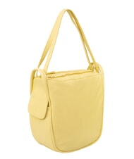 LESAC TRIO Zaino sacca in pelle nappa giallo - Borse Donna - 3