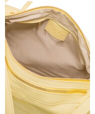 LESAC TRIO Zaino sacca in pelle nappa giallo - Borse Donna - 8