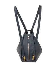 LESAC TRIO Zaino sacca in pelle nappa blu - Borse Donna - 2