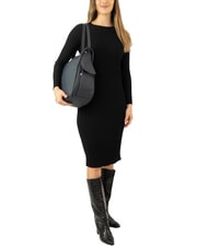 LESAC TRIO Zaino sacca in pelle nappa blu - Borse Donna - 4