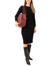 LESAC TRIO Zaino sacca in pelle nappa cuoio25 - Borse Donna - 4