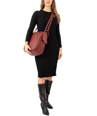 LESAC TRIO Zaino sacca in pelle nappa cuoio25 - Borse Donna - 5