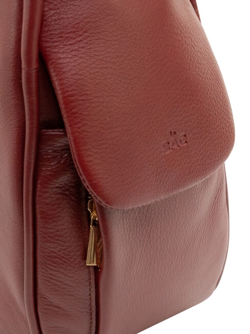 TRIO Zaino sacca in pelle nappa cuoio25 - Borse Donna