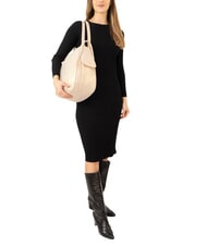 LESAC TRIO Zaino sacca in pelle nappa nero25 - Borse Donna - 4