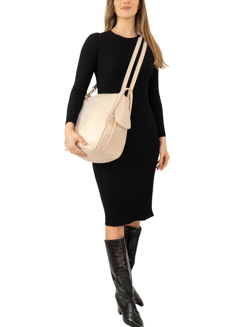 TRIO Zaino sacca in pelle nappa nero25 - Borse Donna