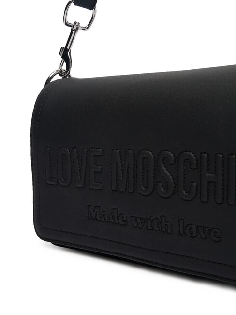 SIGNATURE LOVE Borsa a spalla con patta Nero - Borse Donna