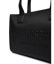LOVE MOSCHINO SIGNATURE LOVE Borsa shopping a spalla Nero - Borse Donna - 3