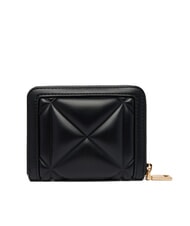 LOVE MOSCHINO EMBOSSED Portafoglio medio zip around Nero - Portafogli Donna - 3