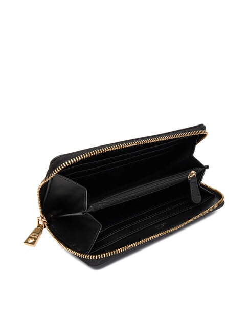 EMBOSSED Portafoglio grande zip around Nero - Portafogli Donna