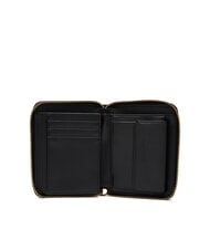 LOVE MOSCHINO BOLD LOVE Portafoglio medio zip around Nero - Portafogli Donna - 2