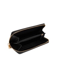 LOVE MOSCHINO BOLD LOVE Portafoglio grande zip around Nero - Portafogli Donna - 2