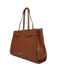 LOVE MOSCHINO SOFT SCULPT Borsa shopping a spalla CUOIO - Borse Donna - 2