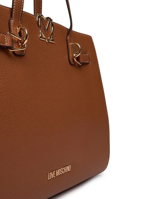 SOFT SCULPT Borsa shopping a spalla CUOIO - Borse Donna