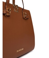 LOVE MOSCHINO SOFT SCULPT Borsa shopping a spalla CUOIO - Borse Donna - 3