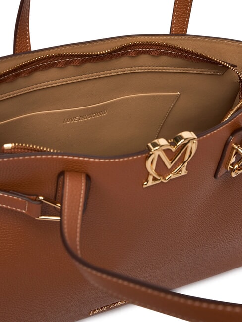 SOFT SCULPT Borsa shopping a spalla CUOIO - Borse Donna