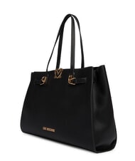 LOVE MOSCHINO SOFT SCULPT Borsa shopping a spalla Nero - Borse Donna - 2