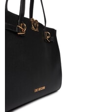 LOVE MOSCHINO SOFT SCULPT Borsa shopping a spalla Nero - Borse Donna - 3