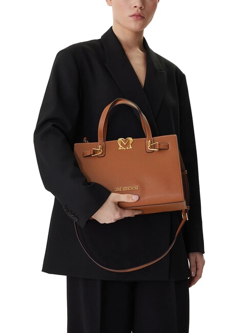 SOFT SCULPT Borsa a mano con tracolla CUOIO - Borse Donna