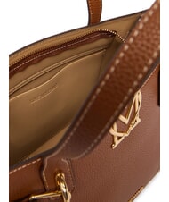 LOVE MOSCHINO SOFT SCULPT Borsa a mano con tracolla CUOIO - Borse Donna - 6